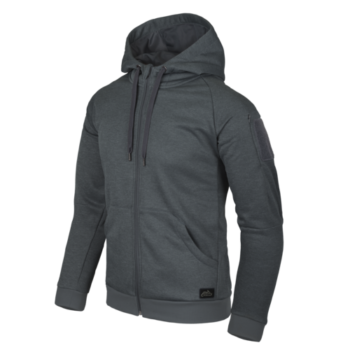 Bluza URBAN TACTICAL HOODIE (FullZip)® – Melange Black-Grey Helikon-Tex