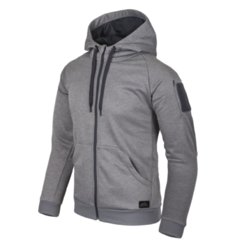 Bluza URBAN TACTICAL HOODIE (FullZip)® – Melange Grey Helikon-Tex