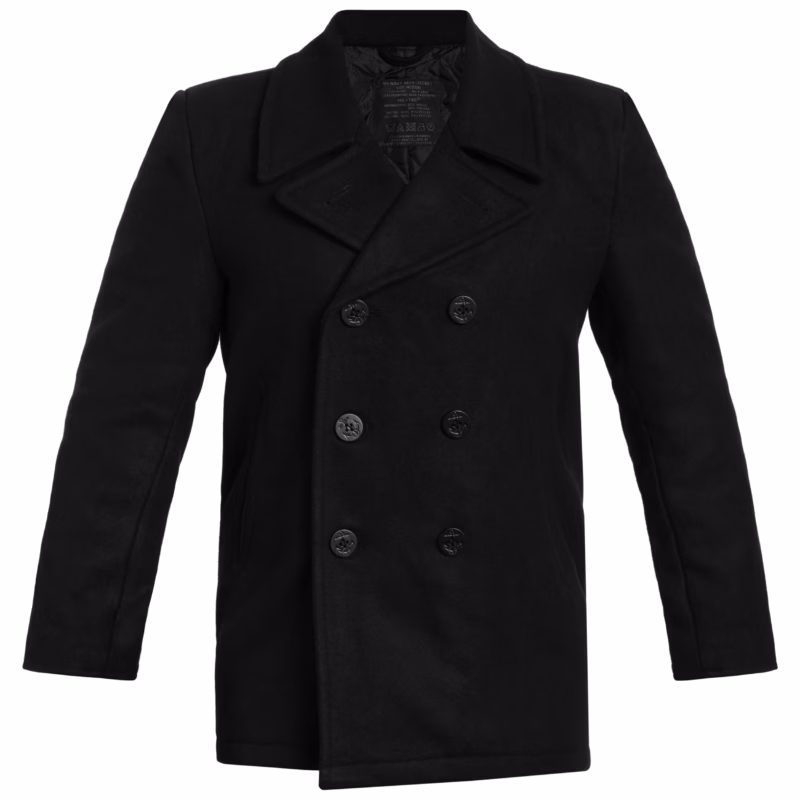KURTKA BOSMANKA US Navy Coat Replika Czarna Mil-Tec