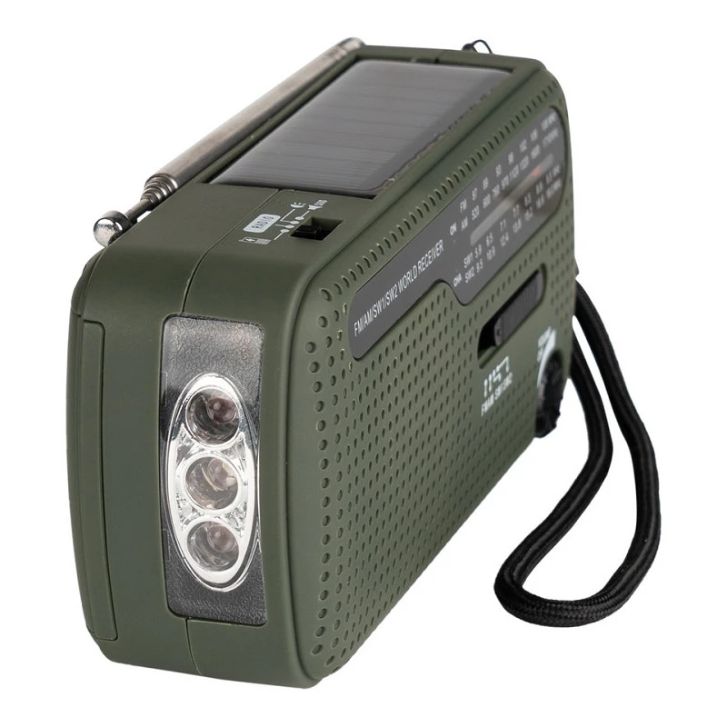 Radio Awaryjne Surviwalowe na korbkę Fosco Radio Awaryjne Surviwalowe na korbkę Fosco